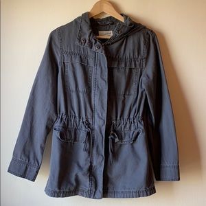 2/$20 Universal Thread hooded Grey Cotton Jacket